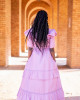 Pink Ruffle tier Dress