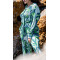 Green Plisse 2 Piece Set