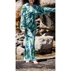 Green Plisse 2 Piece Set