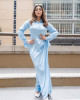 BLUE SHIRT STYLE DRESS 