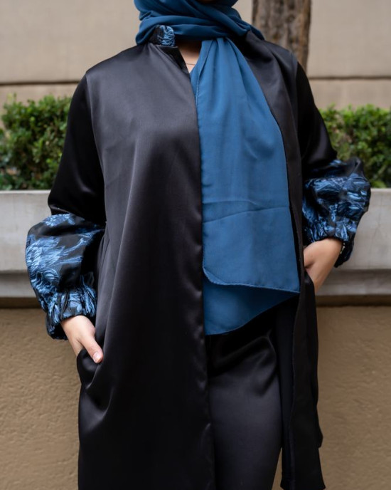 BLACK JACKET AND PANTS SET