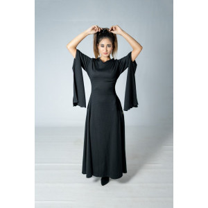 BLACK A LINE  EXTRA LENGTH SLEEVE 