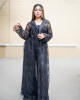 BLACK SEQUINCE ROUGE THROW 
